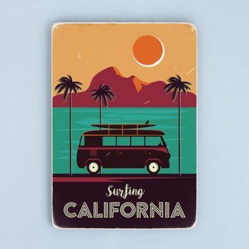 Постер "Surfing California" pvt0083 фото