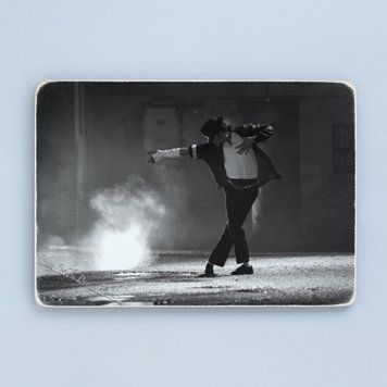 Постер "Michael Jackson. Майкл Джексон танцює. Чорно-білий" pvx0113 фото