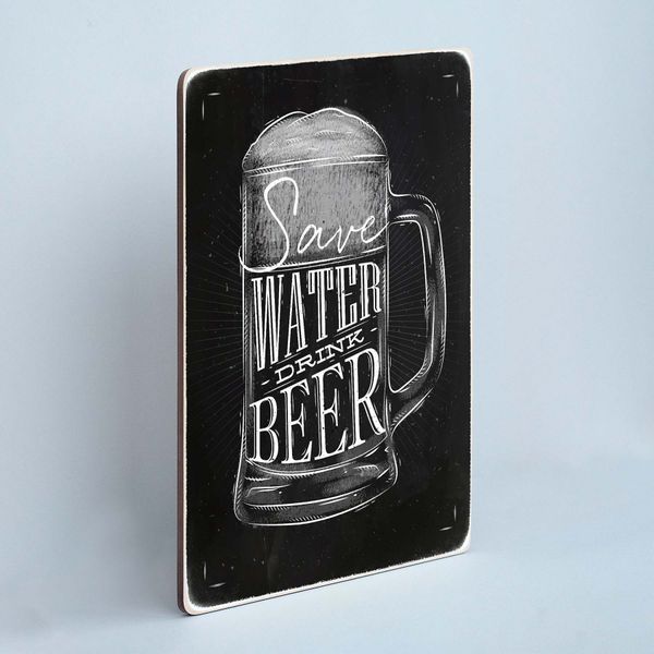 Постер "Save water, drink beer" pva0089 фото