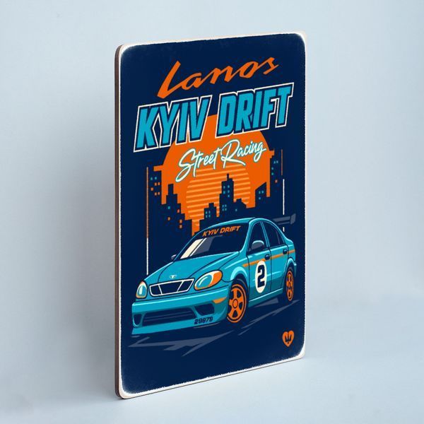 Постер &ldquo;Lanos. Kyiv Drift&rdquo; pvq0009 фото