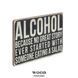 Постер "Alcohol. Because no great story ever started with someone eating a salad" pvh0041 фото 2