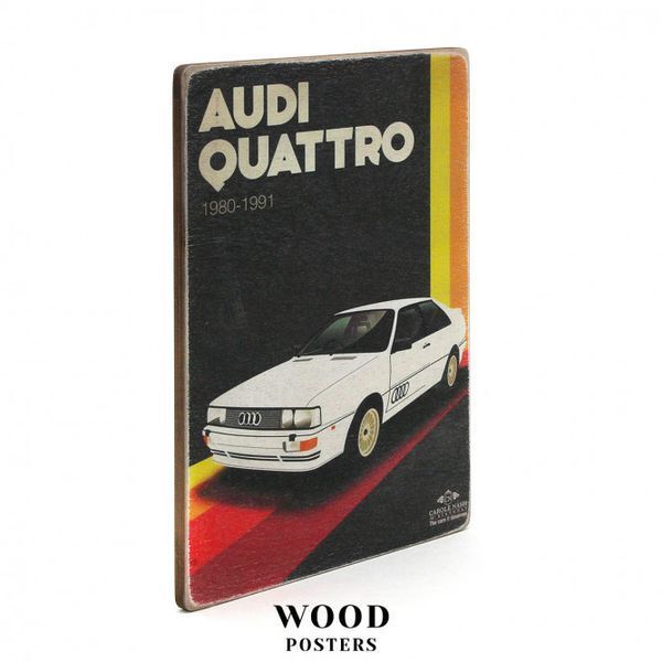 Постер "Audi Quattro 1980&ndash;1991. Ауді Куатро. Арт" pvm0083 фото