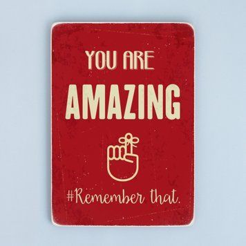 Постер "You are amazing. Remember that" pvh0139 фото