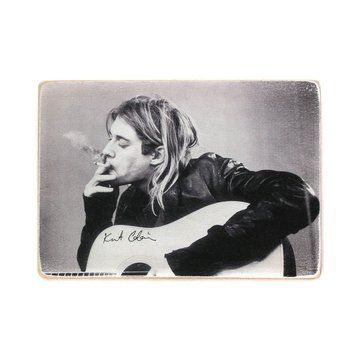 Постер "Kurt Cobain. Курт Кобейн грає на гітарі" pvx1159 фото
