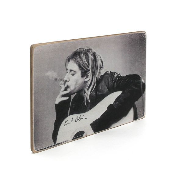 Постер "Kurt Cobain. Курт Кобейн грає на гітарі" pvx1159 фото
