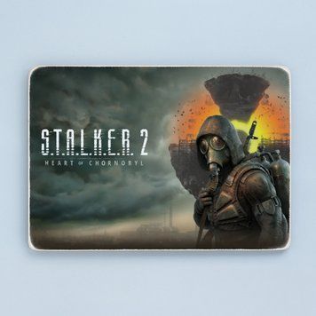 Постер "S.T.A.L.K.E.R. 2: Серце Чорнобиля. Артовий Сталкер на сірому фоні" pvw0079 фото