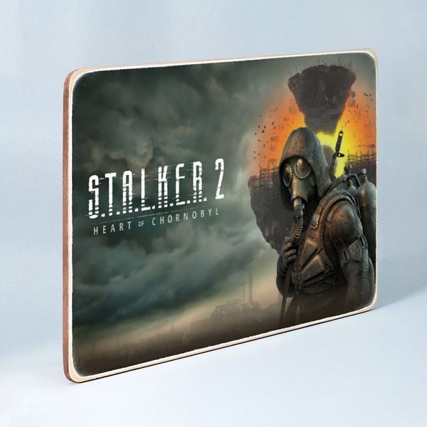 Постер "S.T.A.L.K.E.R. 2: Серце Чорнобиля. Артовий Сталкер на сірому фоні" pvw0079 фото
