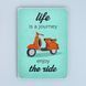 Постер "Life is a journey, enjoy the ride. Blue" pvm0028 фото 1