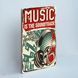 Постер "Music is the soundtrack of your life. Let&rsquo;s play" pvx0183 фото 2