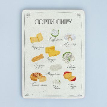 Постер "Сорти сиру" pvb0032 фото