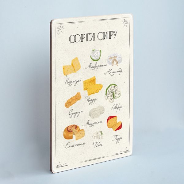 Постер "Сорти сиру" pvb0032 фото
