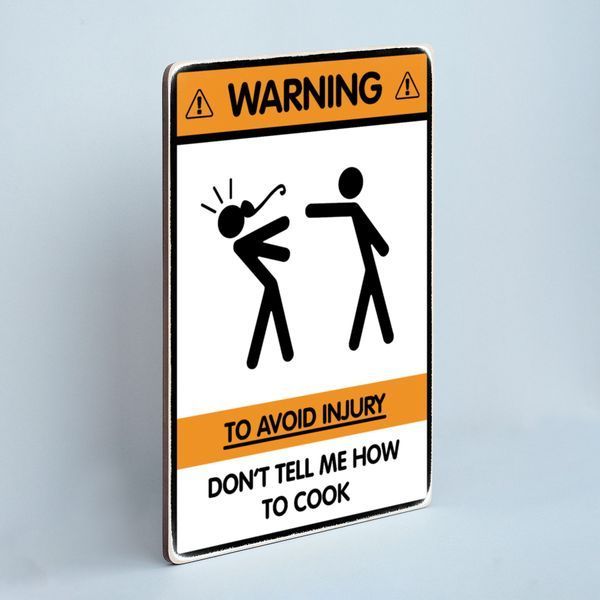 Постер "Don't tell me how to cook" pvh0116 фото