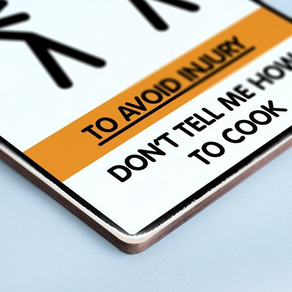 Постер "Don't tell me how to cook" pvh0116 фото