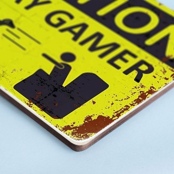 Постер "Caution. Angry gamer" pvh0015 фото