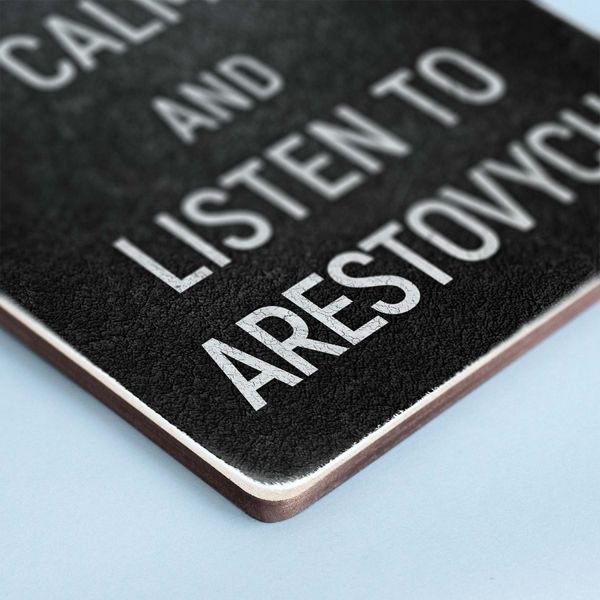 Постер "Keep calm and listen to Arestovych" pvv0010 фото