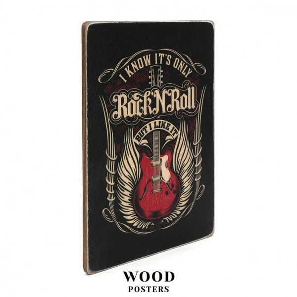 Постер "I know it's only rock'n'roll, but I like it" pvx0182 фото