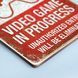 Постер "Alert! Video game in progress" pvh0058 фото 3