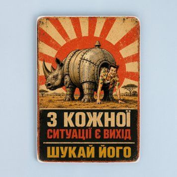 Постер "З кожної ситуації є вихід" pvh0281 фото