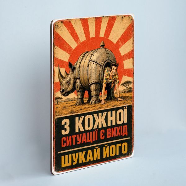 Постер "З кожної ситуації є вихід" pvh0281 фото
