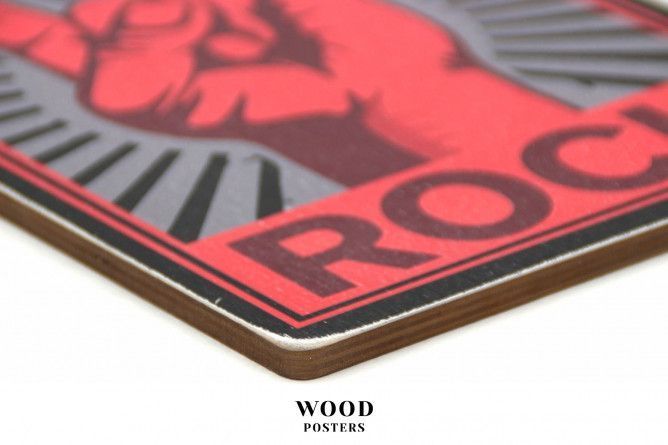 Постер "Rock. Tune up. Turn loud" pvx0063 фото