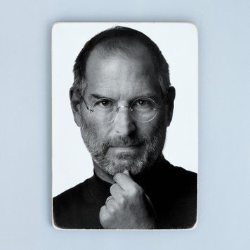 Постер "Steve Jobs. Стів Джобс. Чорно-білий портрет" pvp0001 фото