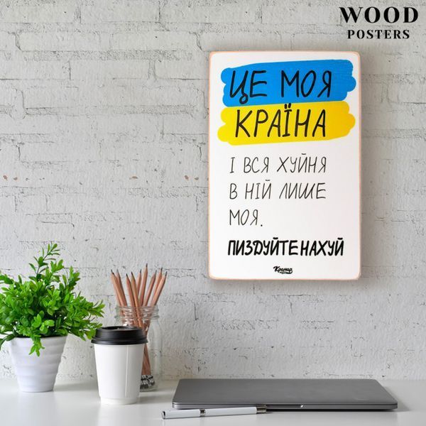 Постер "Це моя країна! Ідіть до дідька!&rdquo; pvh0218 фото