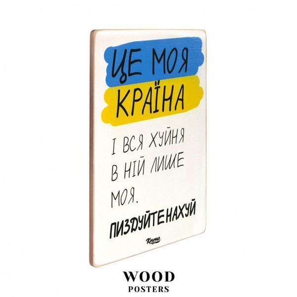 Постер "Це моя країна! Ідіть до дідька!&rdquo; pvh0218 фото