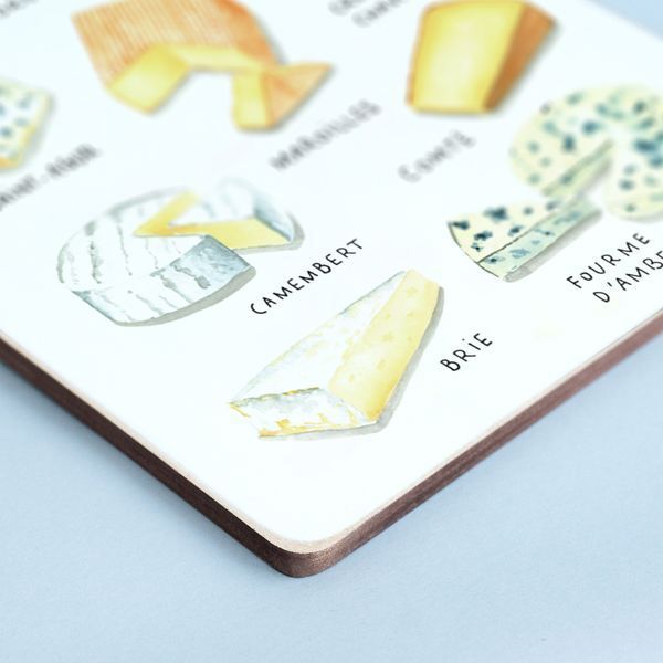Постер "Les Fromages Francais. Французькі сири. Арт" pvk2055 фото