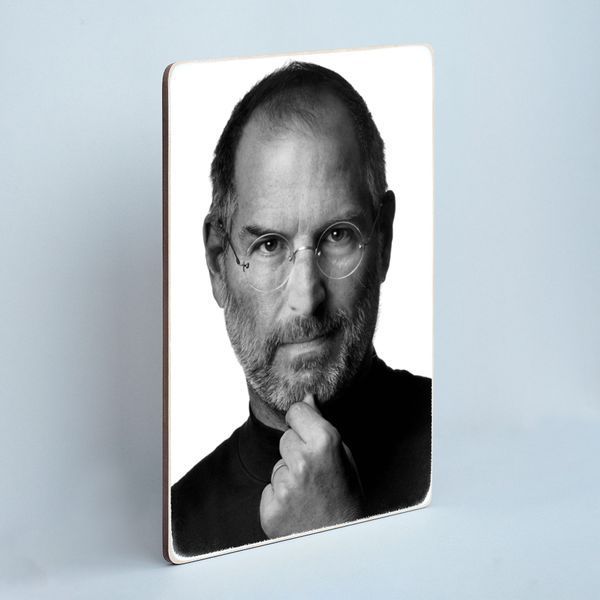 Постер "Steve Jobs. Стів Джобс. Чорно-білий портрет" pvp0001 фото