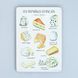Постер "Les Fromages Francais. Французькі сири. Арт" pvk2055 фото 1