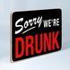 Постер "Sorry we're drunk" pvh0044 фото 2