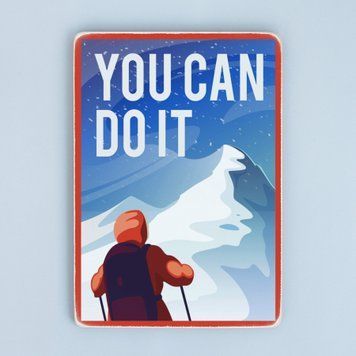 Постер "You can do it. Conquest of the mountain" pvh0135 фото