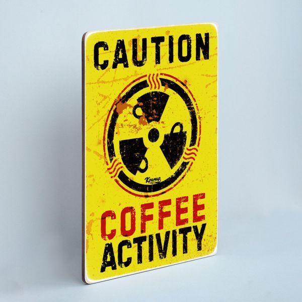 Постер "Caution - coffeeactivity" pvh0130 фото