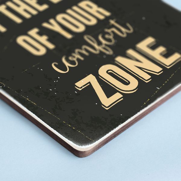 Постер "Life begins at the end of your comfort zone" pvh0145 фото