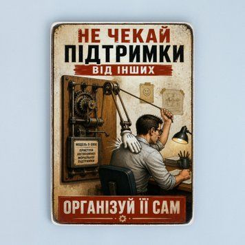Постер &ldquo;Не чекай підтримки від інших &mdash; організуй її сам&rdquo; pve0005 фото