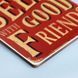 Постер "Drink good beer with good friends. Red" pva0012 фото 3