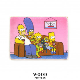 Постер "The Simpsons. Сім'я Сімпсонів на дивані"