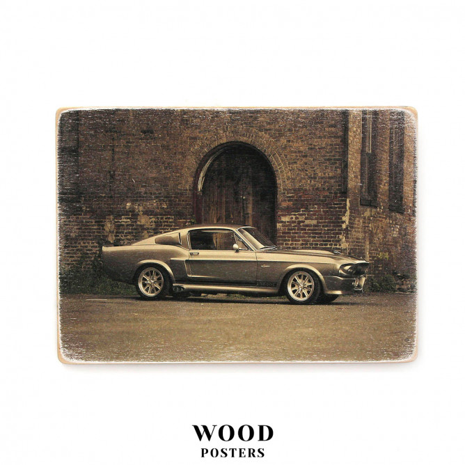 Постер "Ford Mustang Shelby GT500 Eleanor. Форд Мустанг Елеонор"