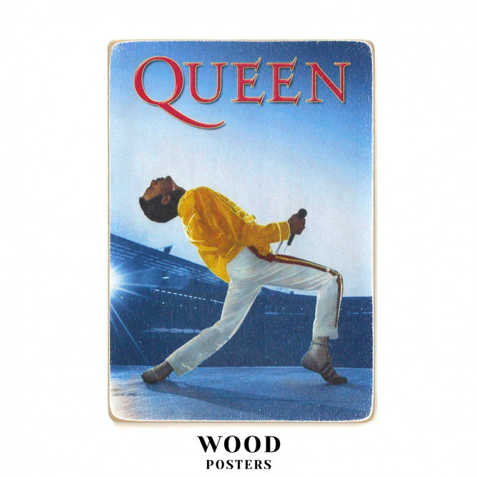 Постер "Queen. Квін. Фредді Меркьюрі на стадіоні"