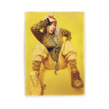 Постер "Billie Eilish. Біллі Айліш на жовтому фоні"