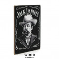 Постер "Jack Daniel's. Джек Деніелс. Чорно-білий портрет"