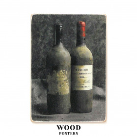 Постер "Пара старовинних винних пляшок"