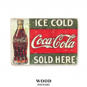 Постер "Ice cold Coca-Cola sold here"