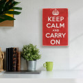 Постер "Keep calm and carry on"