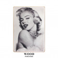 Постер "Marilyn Monroe. Мерілін Монро. Чорно-білий портрет"