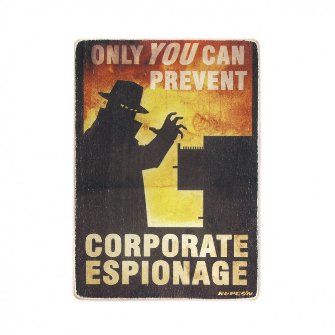 Постер "Fallout. Only you can prevent corporate espionage"
