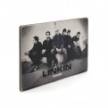 Постер "Linkin Park. Лінкін Парк. Чорно-біле фото гурту"