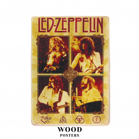 Постер "Led Zeppelin. Лед Зеппелін. Склад. Колаж"