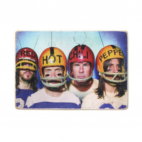 Постер "Red Hot Chili Peppers. Ред Хот Чілі Пепперс в шоломах"