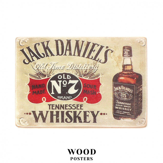 Постер "Jack Daniel’s. Ретро постер Джек Деніелс"